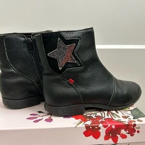 Marc Joseph Navy Leather Boots